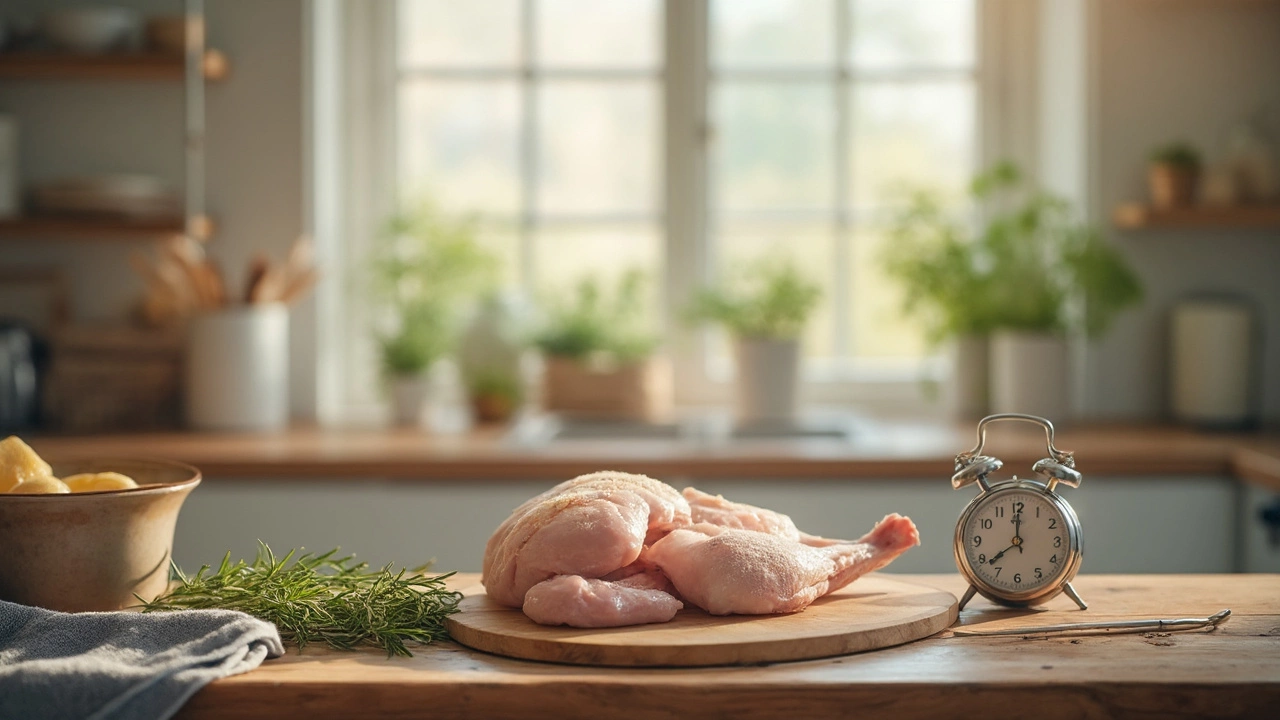 How Long to Leave Chicken at Room Temperature Before Cooking?