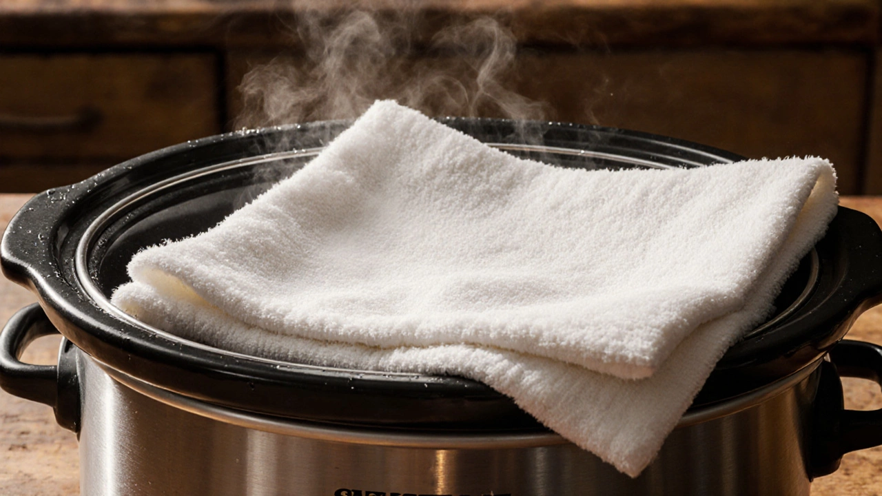 What Is the Tea Towel Trick in Slow Cooking?